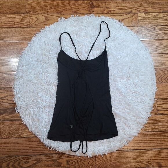 🤑NWT Fabletics Women's Black Violet Top - Picture 5 of 5